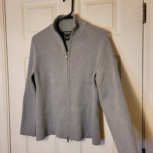 Eddie Bauer Sweaters - SOLD: Eddie Bauer Pima Cotton Zipper XL Sweater